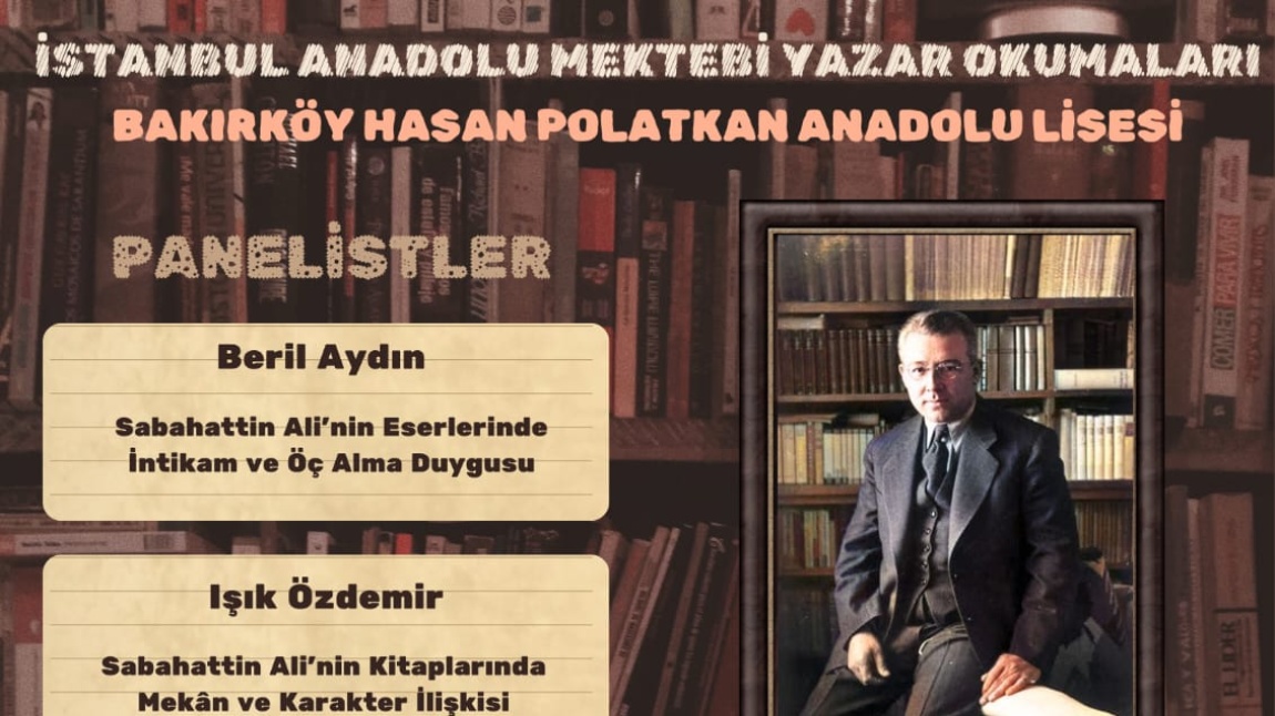  İstanbul Anadolu Mektebi Yazar Okumaları Paneli